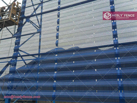 7.5M Hauteur X 4.5m Largeur Mur de Clôture Pare-Vent en Acier (Fournisseur de Pare-Vent en Chine) fournisseur