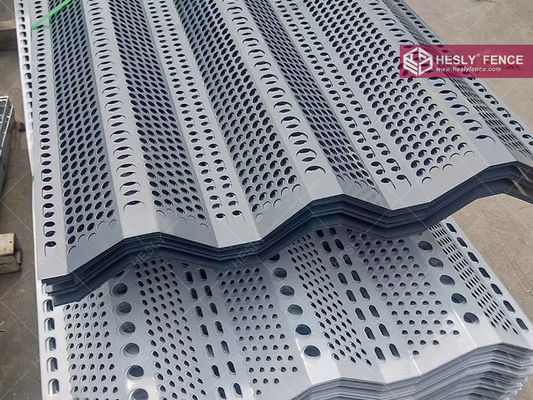 910mm Pare-vent en acier perforé | longueur 3m | épaisseur 1.2mm | Fabricant Hesly Factory Chine fournisseur