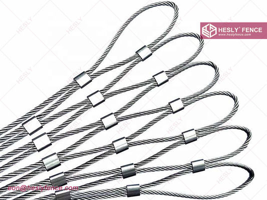 SS316L Ferrule en acier inoxydable filet de câbles Chine fournisseur