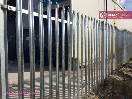 2.4m haute "W" pâle galvanisée clôture en acier fournisseur