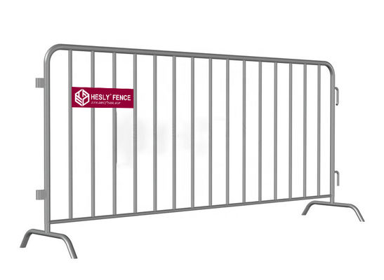1.1 x 2.2m Briadge Feet Crowd Barrier (usine chinoise) Barricade pour piétons en acier galvanisé fournisseur