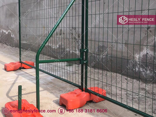 Clôture temporaire vert foncé. RAL 6005 en poudre. 2,1 x 2,4 m. Cadre OD32 mm. fournisseur