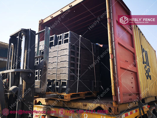 Pieds en caoutchouc recyclé | Système de clôture temporaire | Galvanisé à chaud | 2mX3m fournisseur