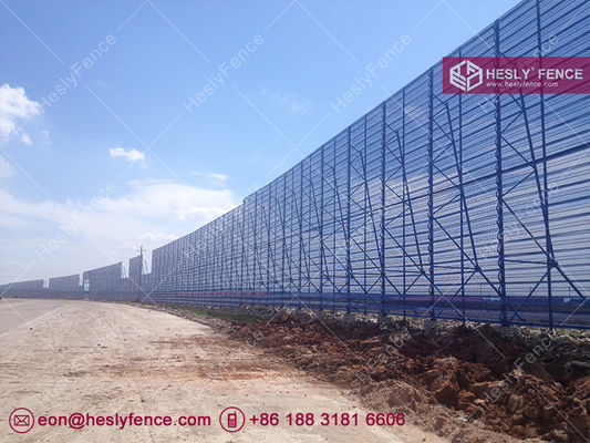 10M Hauteur X 4.5m Largeur Pare-vent en Acier (Usine de Clôtures Anti-vent de Chine) fournisseur