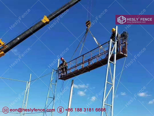 10M Hauteur X 4.5m Largeur Pare-vent en Acier (Usine de Clôtures Anti-vent de Chine) fournisseur