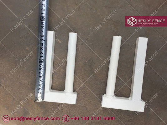 Système de clôture temporaire 6'X9' | Couleur blanc thermolaqué | Cadre 1" | Maille de fil 50X150mm | HeslyFence, Chine fournisseur