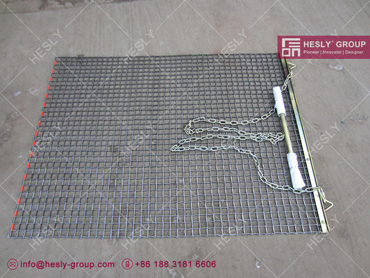 Tapis de traction en acier galvanisé 4'x4' pour aire de jeux | Ventes d'usine HESLY Chine fournisseur
