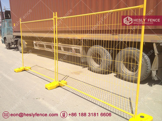 Grillage temporaire de construction vert foncé thermolaqué | 2,1 x 2,4 m | AS4687-2007 | Hesly Fence - Usine de clôtures en Chine fournisseur