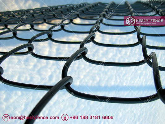 Grillage en vinyle noir | Maille de 60x60mm | Fil de 4.0mm - Hesly Fence, Chine fournisseur