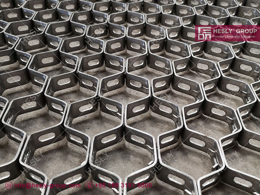 AISI 310S Maillage hexagonal avec lances 1 ¢ et 3⁄4 ¢ épaisseur. fournisseur