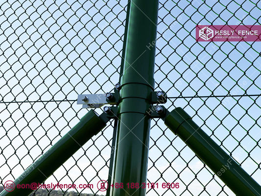 Grillage en vinyle Hesly China | Maille losange 50x50mm | Bord noué | Vente d'usine fournisseur
