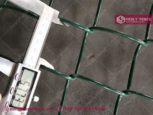 Grillage plastifié vert | Maille losange 60x60mm | Bord noué | HeslyFence-USINE CHINOISE fournisseur