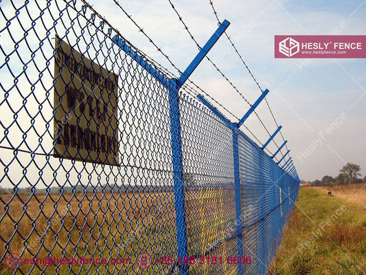 Grillage plastifié vert | Maille losange 60x60mm | Bord noué | HeslyFence-USINE CHINOISE fournisseur