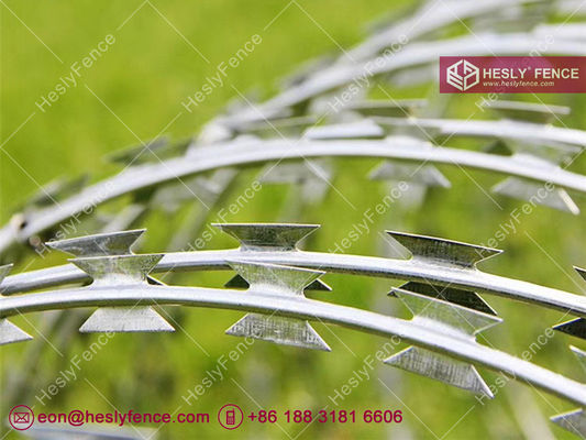 Fil de fer barbelé concertina BTO-22 | HGI | diamètre 500mm | HeslyFence-Chine fournisseur