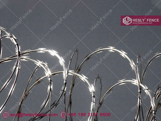 Fil de fer barbelé galvanisé à chaud CBT-65, diamètre extérieur 500 mm fournisseur