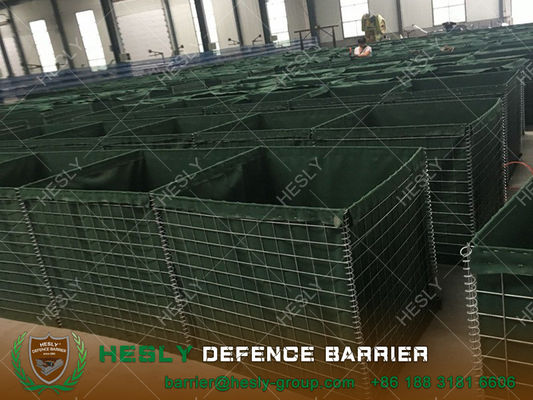 Chine Barrière défensive militaire avec tissu géotextile de couleur blanche (fabricant/usine) fournisseur