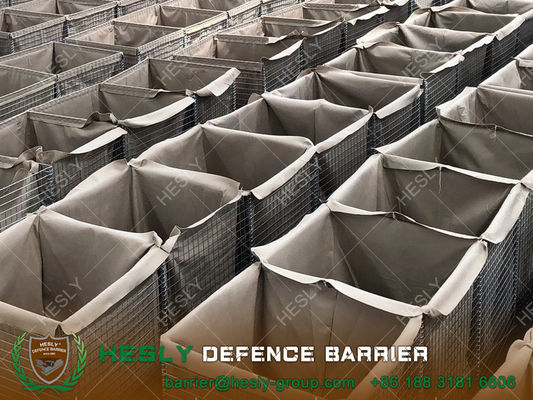 Chine Barrière défensive militaire avec tissu géotextile de couleur blanche (fabricant/usine) fournisseur