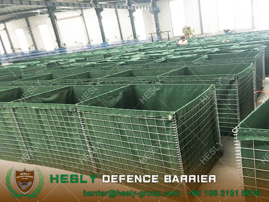 Chine Barrière défensive militaire avec tissu géotextile de couleur blanche (fabricant/usine) fournisseur