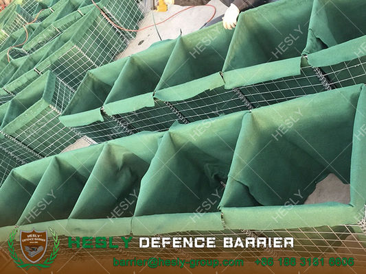 Chine Barrière défensive militaire avec tissu géotextile de couleur blanche (fabricant/usine) fournisseur