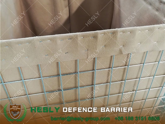 HESLY Murs militaires défensifs Barrière de sable de gabion soudé pour la sécurité de l'armée fournisseur