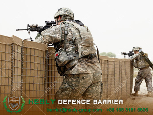 HESLY Murs militaires défensifs Barrière de sable de gabion soudé pour la sécurité de l'armée fournisseur